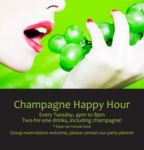 Champagne Happy Hour