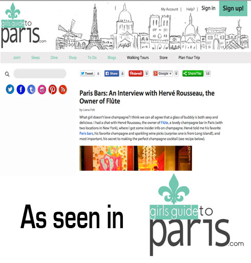 Flûte In Girl's Guide to Paris